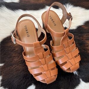 Torrid Women's Brown Strappy Sandals